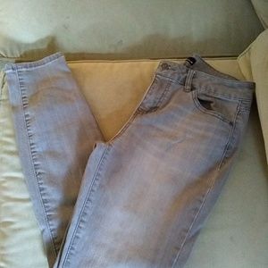 Miss Poured in Blue cropped jeans. Size 4